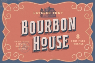 Bourbon House Font Font Download