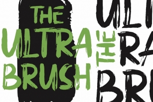 Ultra Brush Font Font Download