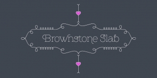 Brownstone Slab Font Font Download