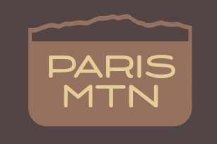 Paris Mountain Font Font Download