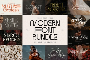 Modern Bundle Volume 4 Font Download