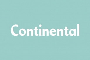 Continental Font Font Download