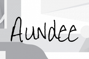 Aundee Font Font Download