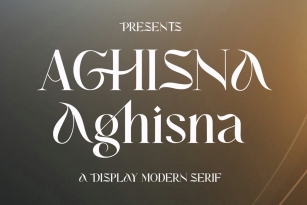 Aghisna Display Font Font Download