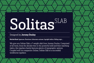 Solitas Slab Font Font Download
