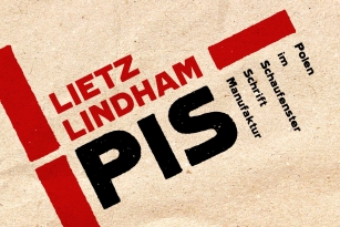 PiS Lietz Lindham Font Font Download