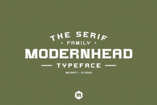Modernhead Serif Font Font Download