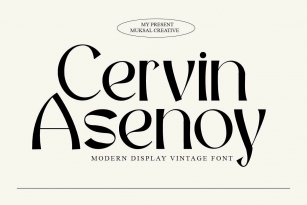 Cervin Asenoy Font Font Download