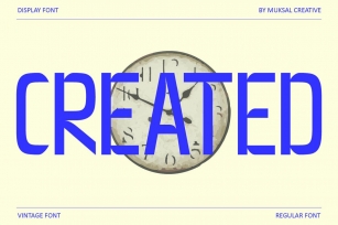 Created Font Font Download