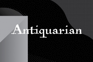 Antiquarian Font Font Download