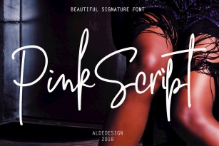 Pink Script Font Font Download