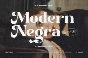 Modern Negra Font Font Download