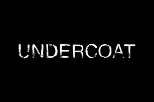 Undercoat Font Font Download