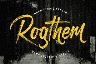 Rogthem Font Font Download