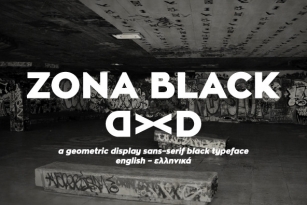 Zona Black Font Font Download