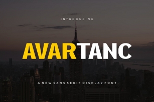 Avartanc - Font Font Download