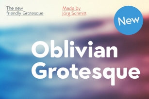Oblivian Grotesque Font Font Download
