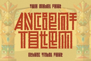Ancient Totem Font Font Download