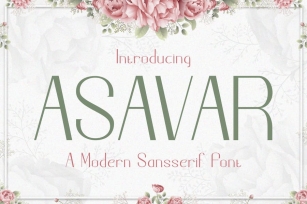 Asavar Modern Sans Serif Font Download