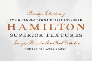 Hamilton SVG Font Font Download