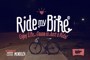 Ride my Bike Font Font Download