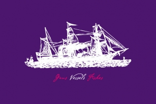 Gans Vessels Fishes Font Font Download