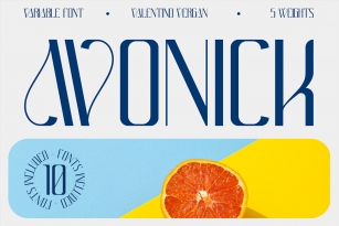 Avonick Font Font Download