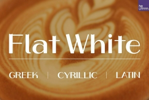 HU Flat White Font Font Download