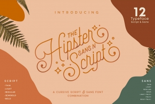 Hipster Script and Sans Font Font Download