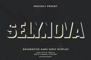 Selynova - Decorative Font Font Download