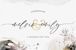 Melvin and Emily Duo Font Download
