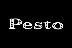 Pesto Font Font Download