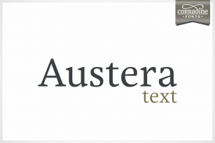 Austera Text Font Font Download