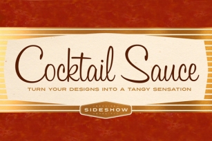 Cocktail Sauce Font Font Download