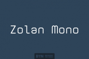 Zolan Mono Font Font Download