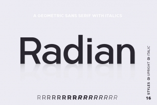 Radian Font Font Download