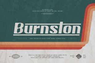Burnston Font Font Download
