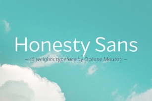 Honesty Sans Font Font Download
