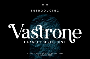 Vastrone Font Font Download