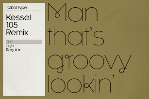 Kessel 105 Remix Font Font Download