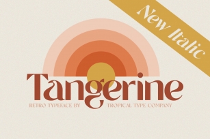 Tangerine Font Font Download