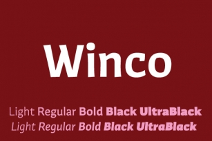Winco Font Font Download