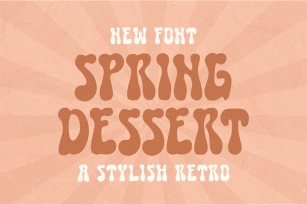 Spring Dessert Font Font Download