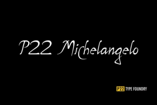 P22 Michelangelo Regular Font Font Download