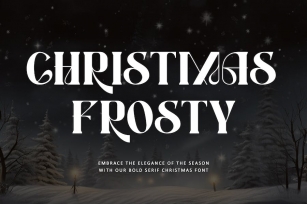 Christmas Frosty Font Download