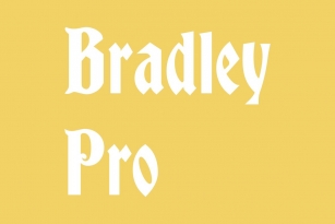 Bradley Font Font Download