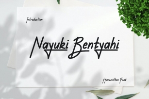 Nayuki Bentyahi - Handwritten Font Font Download