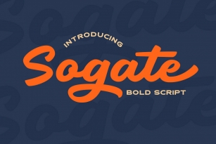 Sogate Font Font Download