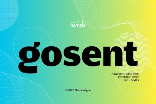 Gosent Font Font Download
