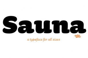 Sauna Font Font Download
